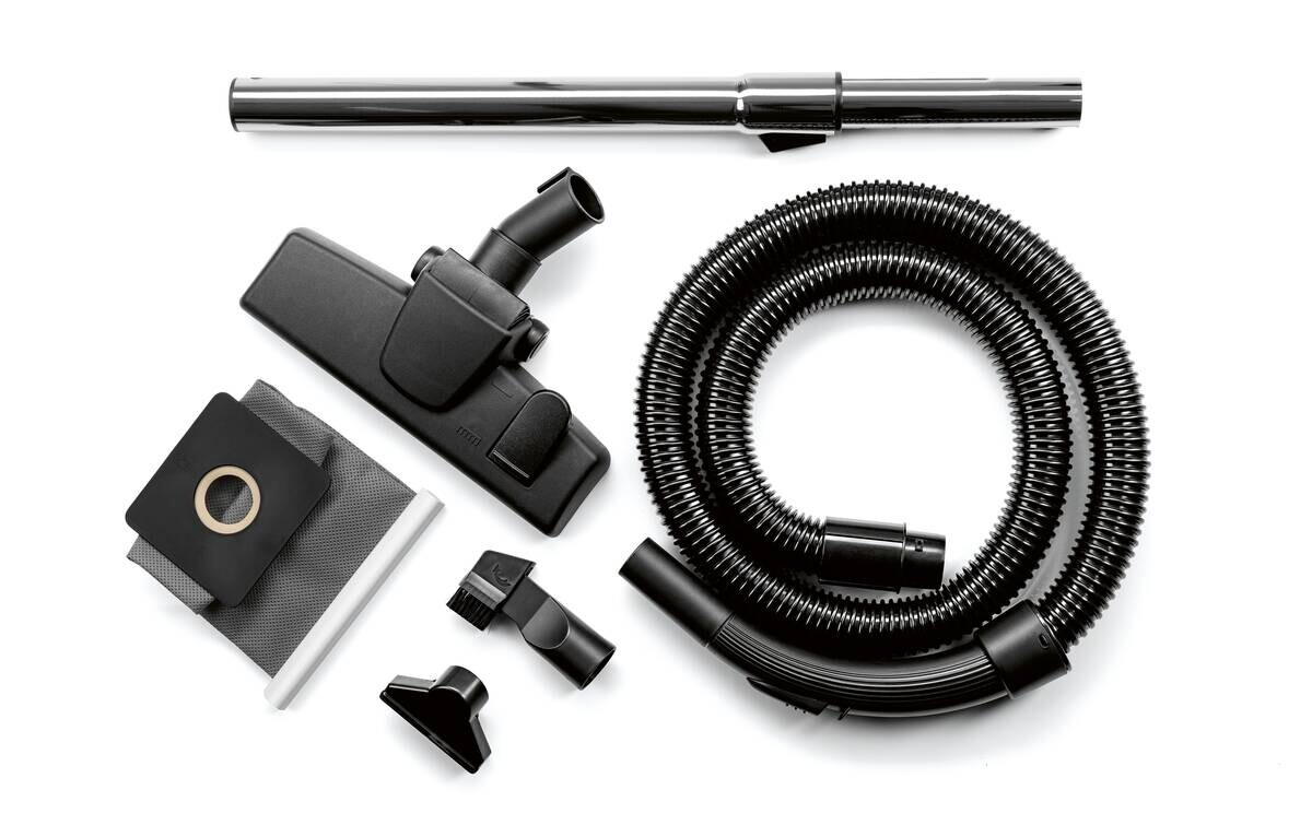 CLEANmaxx Beutelstaubsauger schwarz grau B/H/L: ca. 28x28,5x40 cm