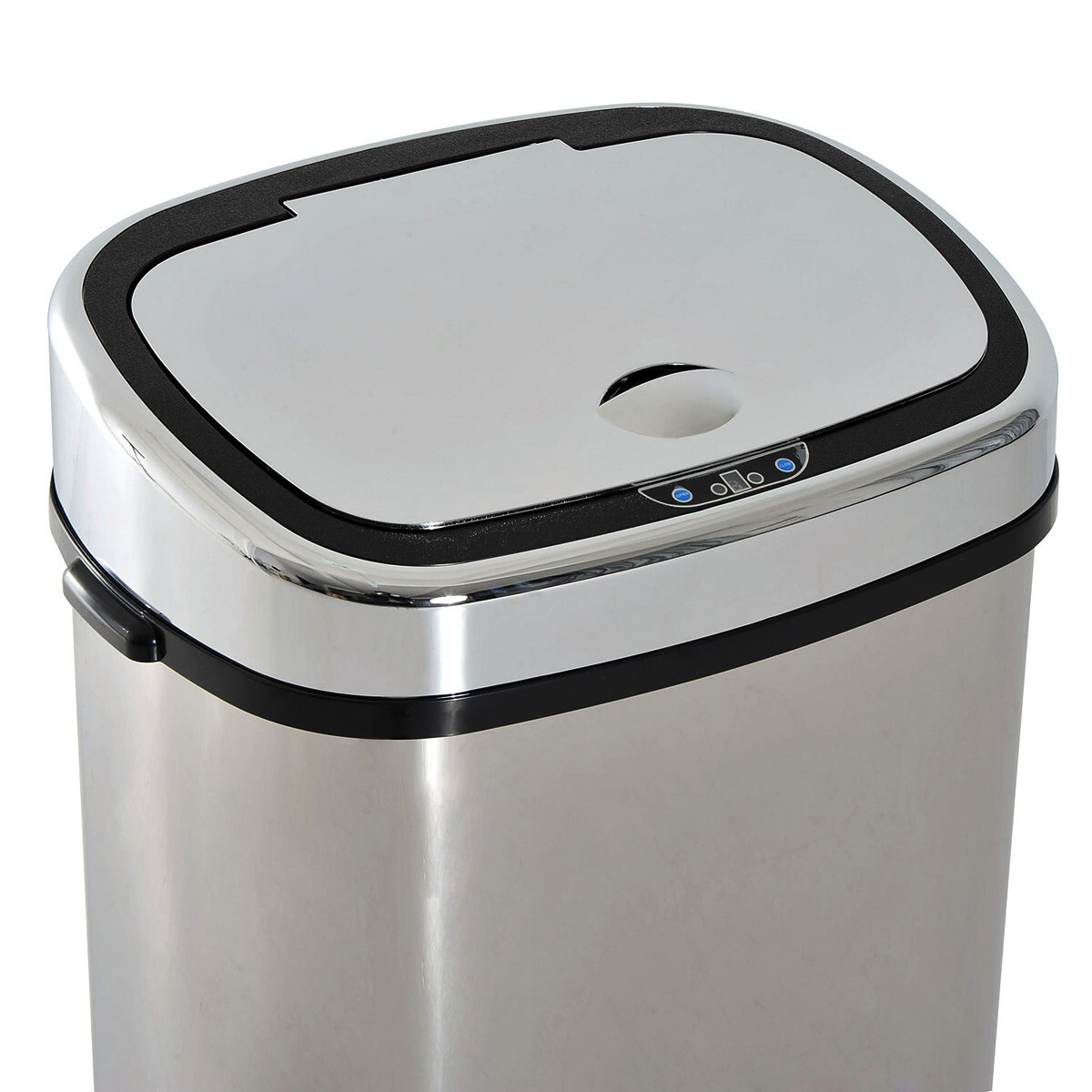 HOMCOM Mülleimer mit Sensor silber B/H/L: ca. 29,5x78x40,5 cm