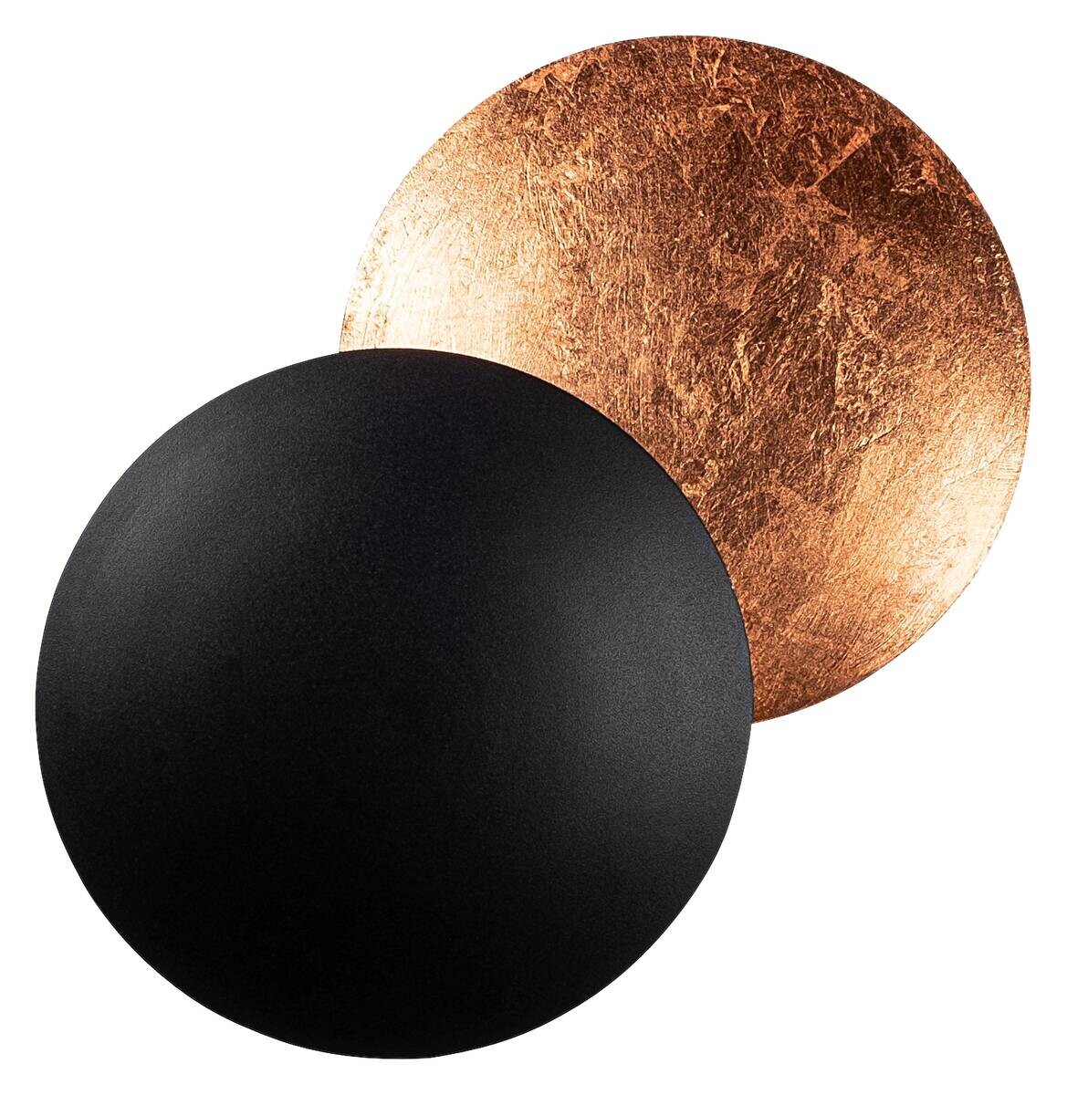 Opviq Wandleuchte Yosma-13639 schwarz Kupfer Metall B/H/T/L: ca. 16x25x16x25 cm