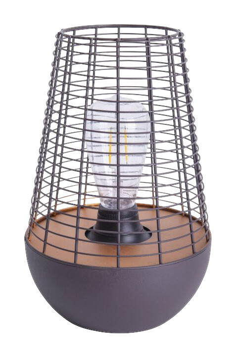 LED-Dekoleuchte NV5283522 braun B/H/T: ca. 18x27x18 cm