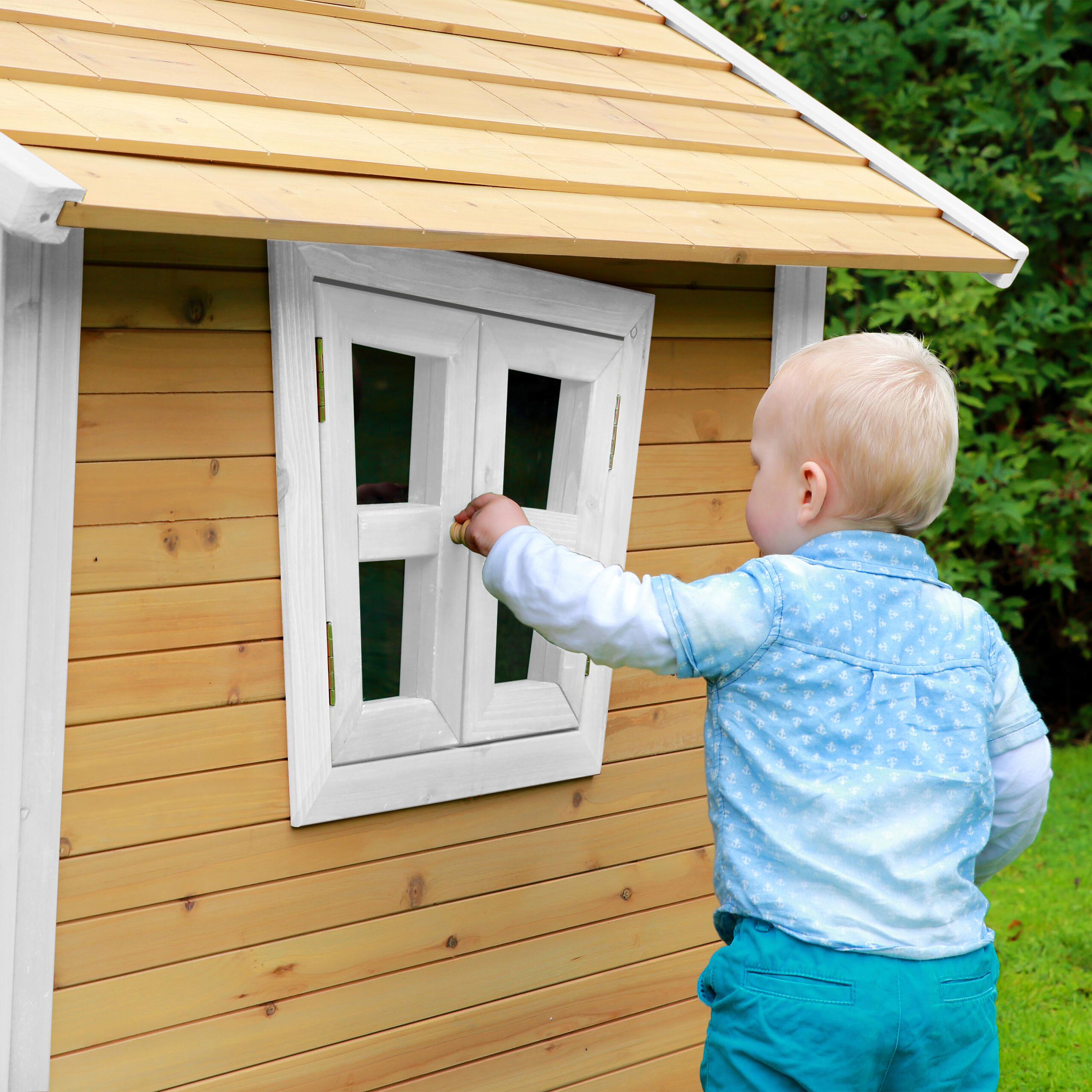 AXI Spielhaus Alice braun B/H/L: ca. 144x146x157 cm