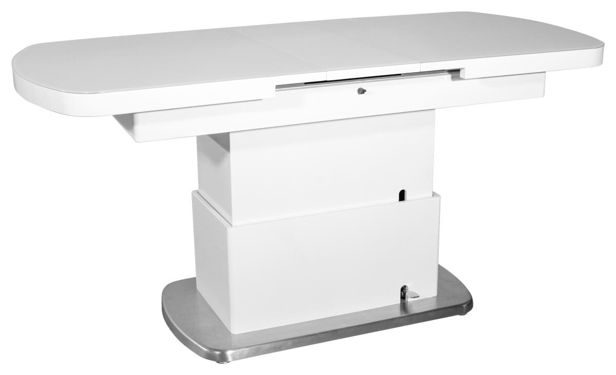 Couchtisch Levi weiß MDF B/H/T: ca. 135x50x75 cm