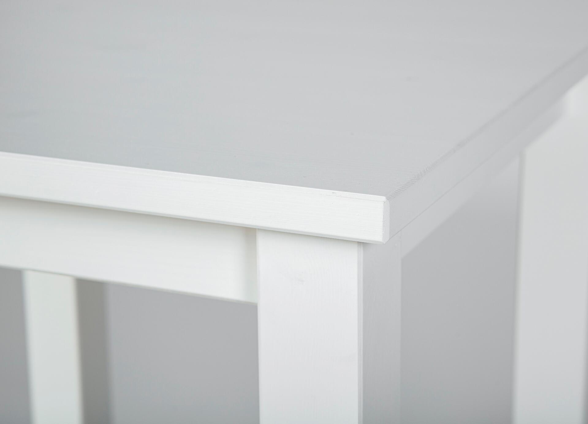 Beistelltisch Asgar weiß B/H/T: ca. 45x55x45 cm