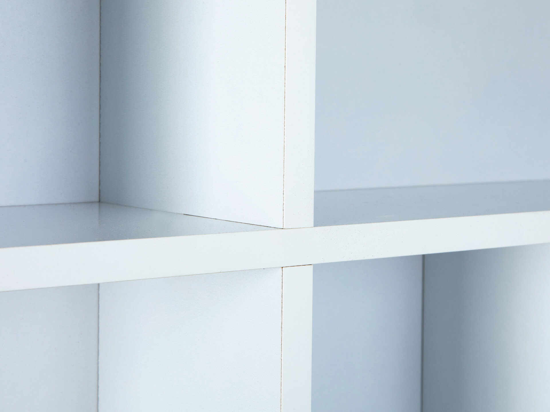 Vitrine Decem weiß schwarz MDF B/H/T: ca. 70x70x13 cm