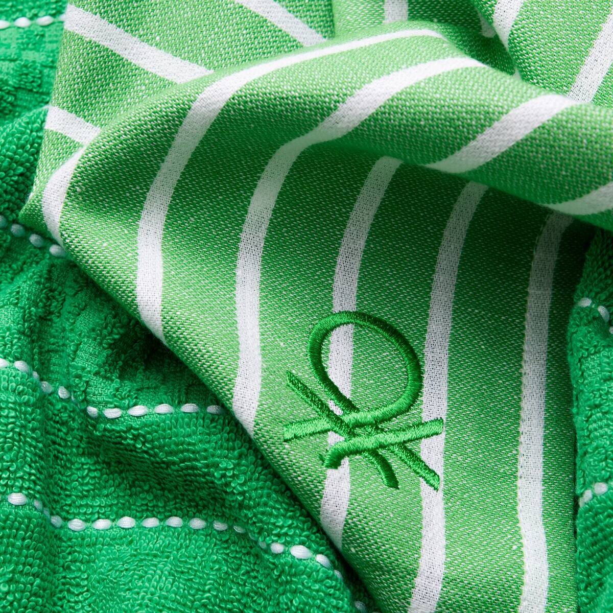 BENETTON Geschirrtuch-Set Rainbow grün Baumwolle