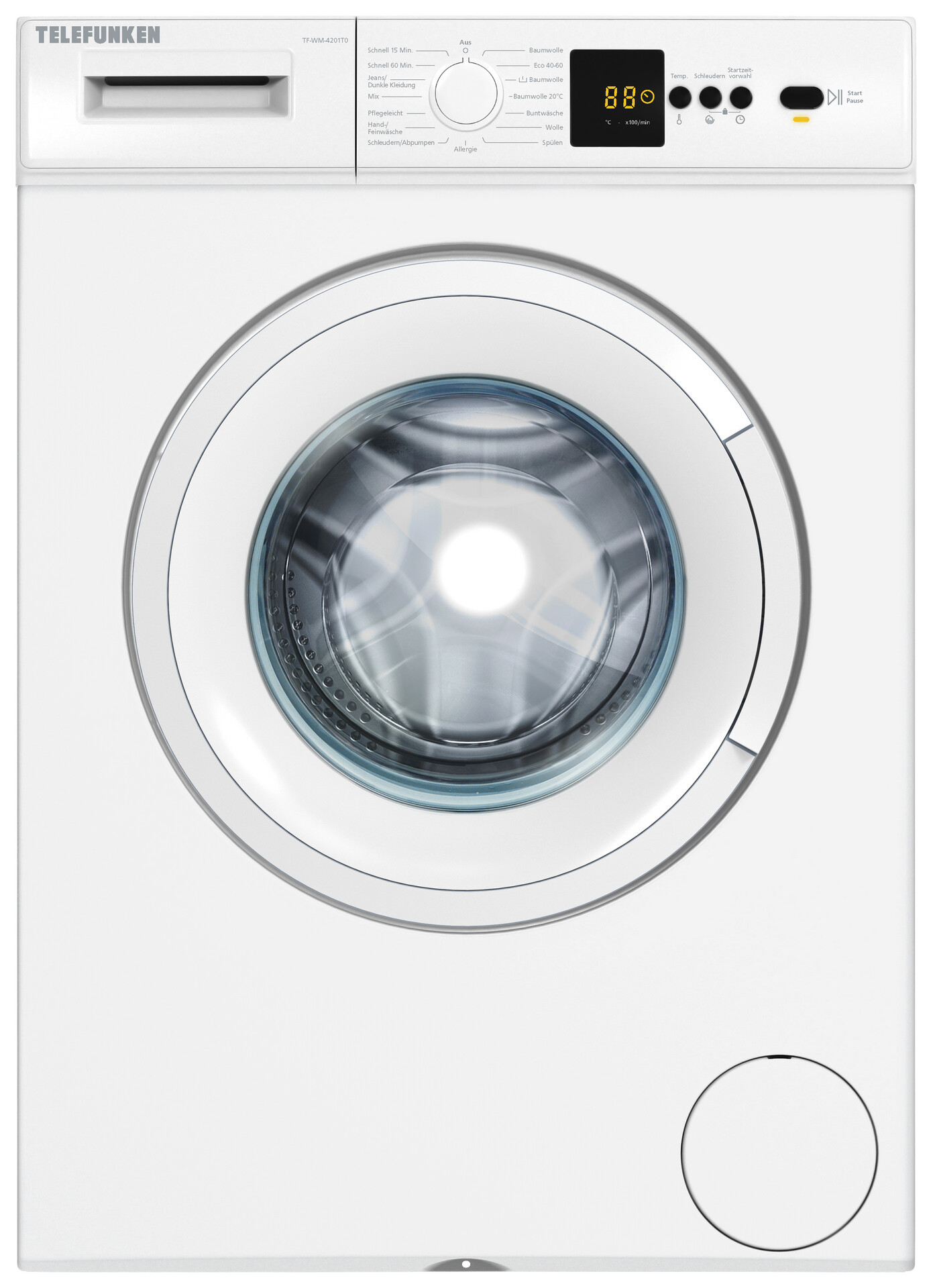 TELEFUNKEN Waschmaschine TF-WM-4201T0 weiß B/H/T: ca. 60x85x50 cm ca. 5 kg