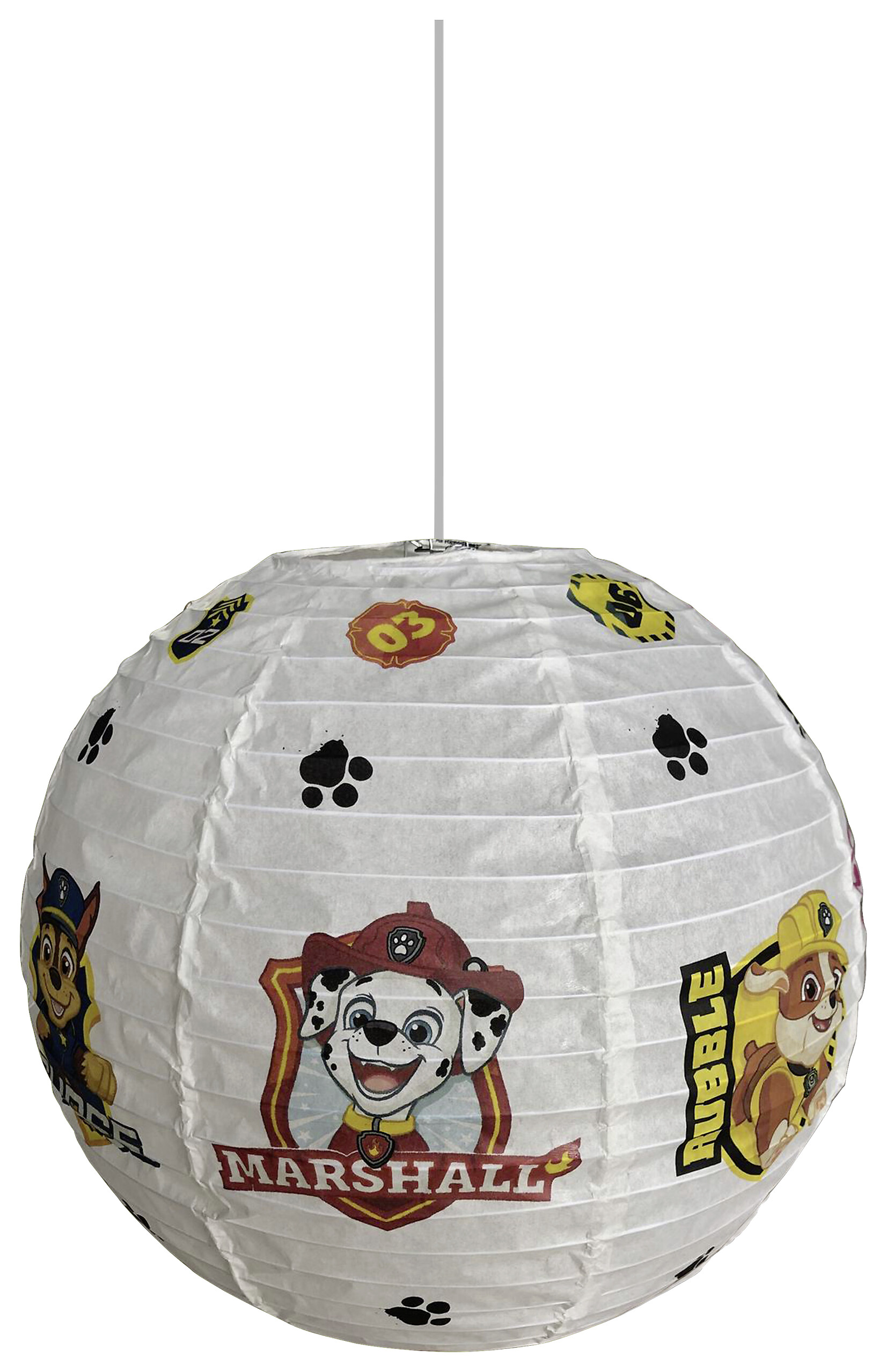 Niermann Pendelleuchte Paw Patrol bunt Papier D: ca. 40 cm