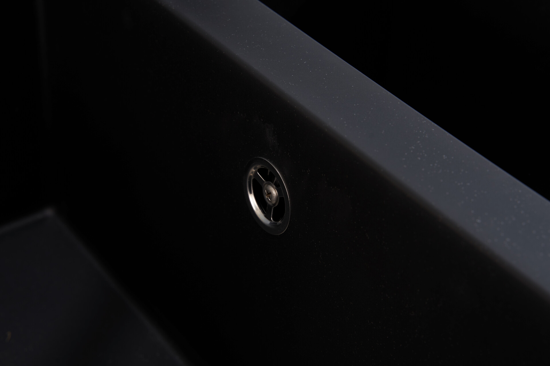 Respekta Einbauspüle Houston 100 x 50 S schwarz Mineralite B/H/T: ca. 100x21x50 cm