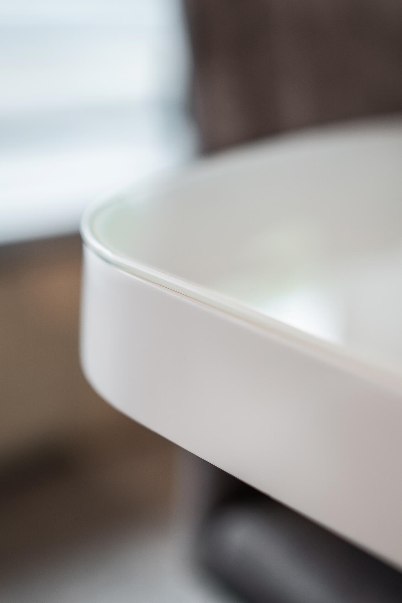 Couchtisch Levi weiß MDF B/H/T: ca. 135x50x75 cm