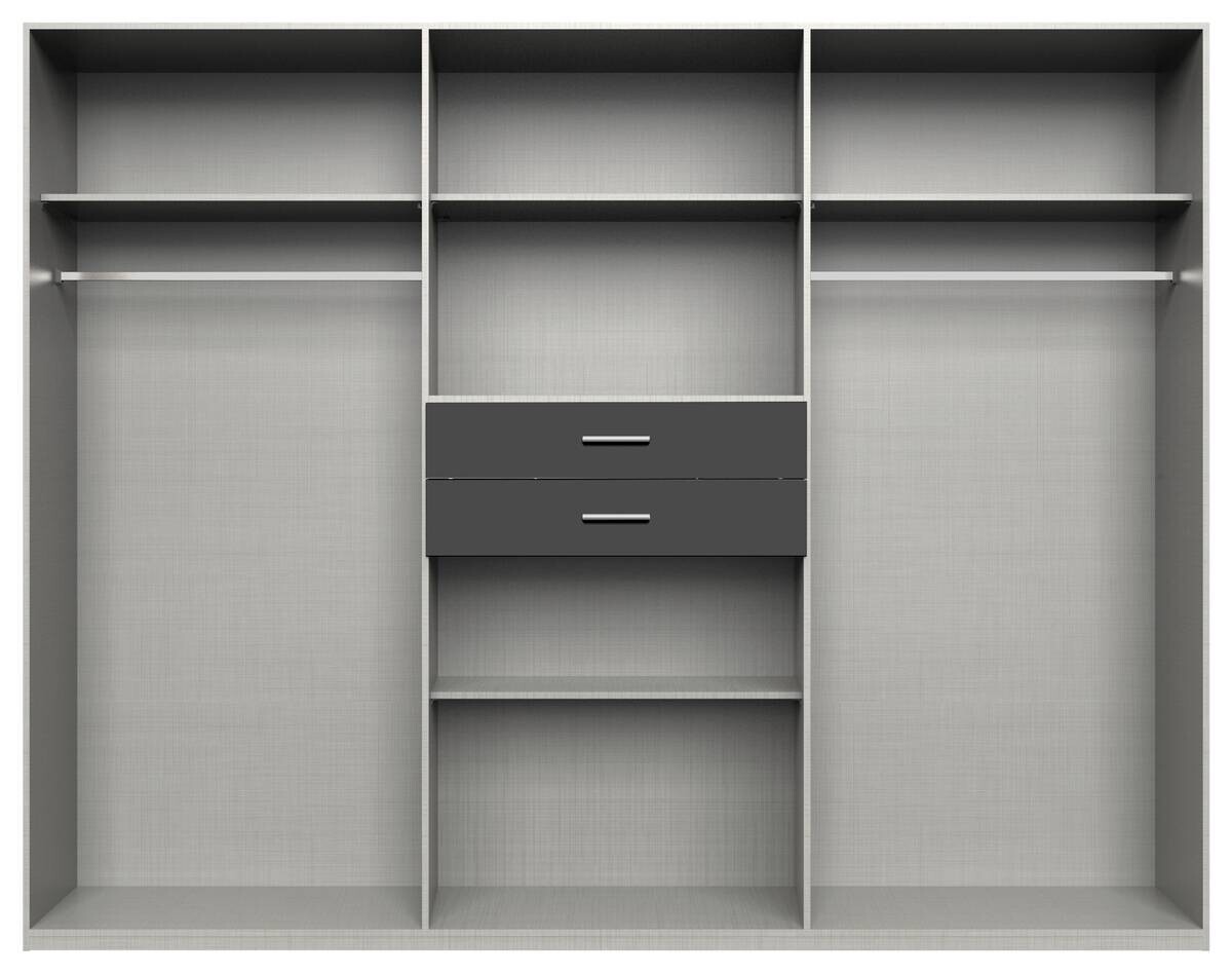 Kleiderschrank Odessa Eiche Nachbildung B/H/T: ca. 270x208x58 cm
