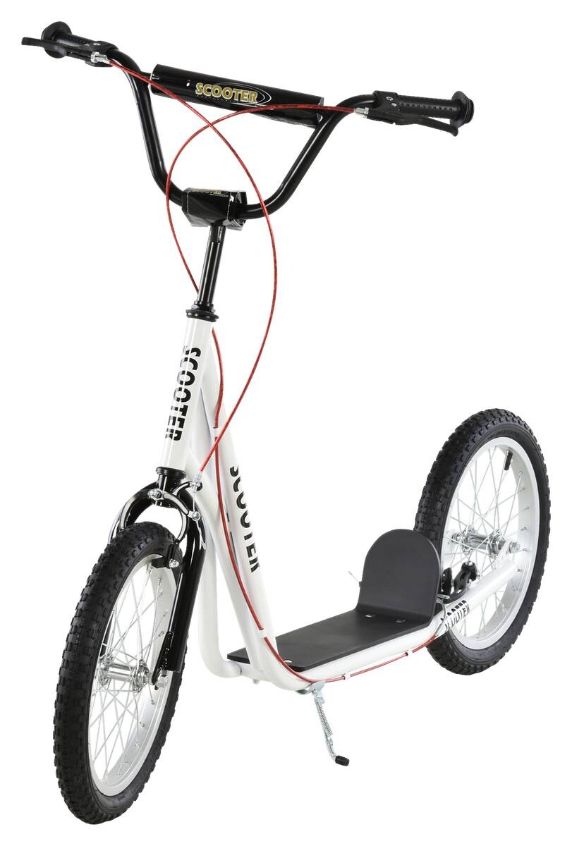 HOMCOM Kinderscooter weiß