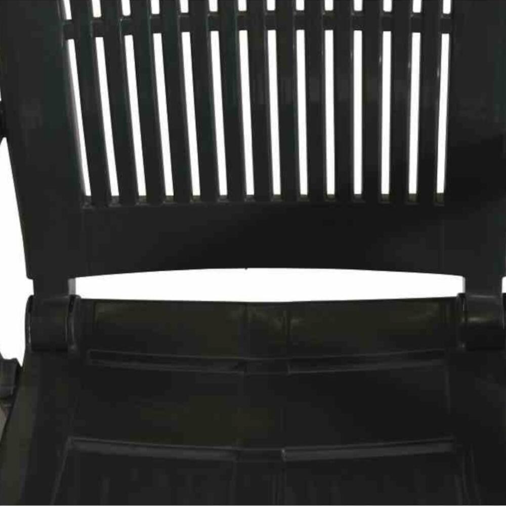 PROGARDEN,MADISON Klappsessel Set + Auflagen Tampa rot Kunststoff B/H/L: ca. 61x109x60 cm