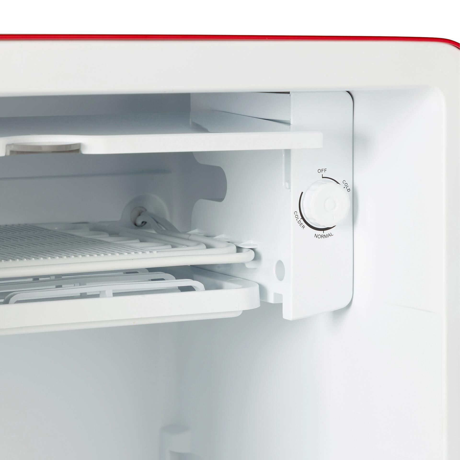 POCOline Stand-Kühlschrank KS84-93ESG rot B/H/T: ca. 49x84x46 cm