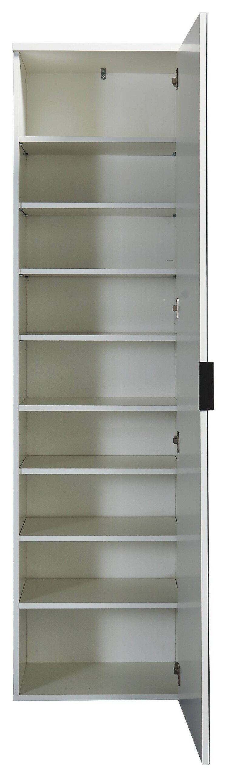 Schuhschrank Lincoln weiß glänzend B/H/T: ca. 50x190x35 cm