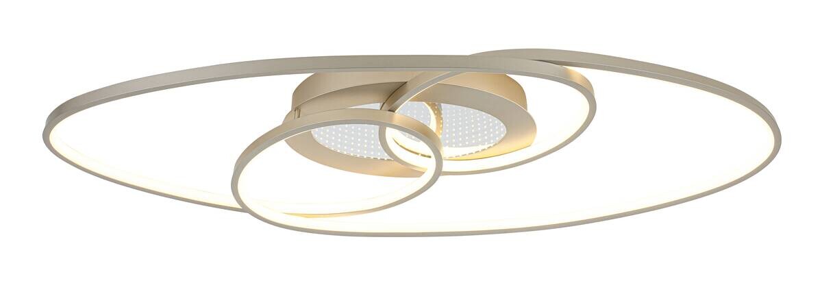 Nolo LED-Deckenleuchte Flow champagner Metall B/H/L: ca. 30x7,5x85 cm