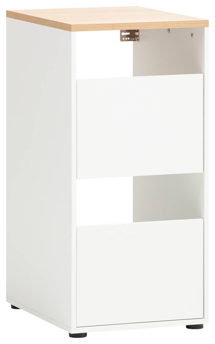 Unterschrank Solea weiß matt Eiche hell Nachbildung B/H/T: ca. 45,1x95,8x60 cm Unterschrank Solea weiß matt Eiche hell Nachbildung B/H/T: ca. 45,1x95,8x60 cm