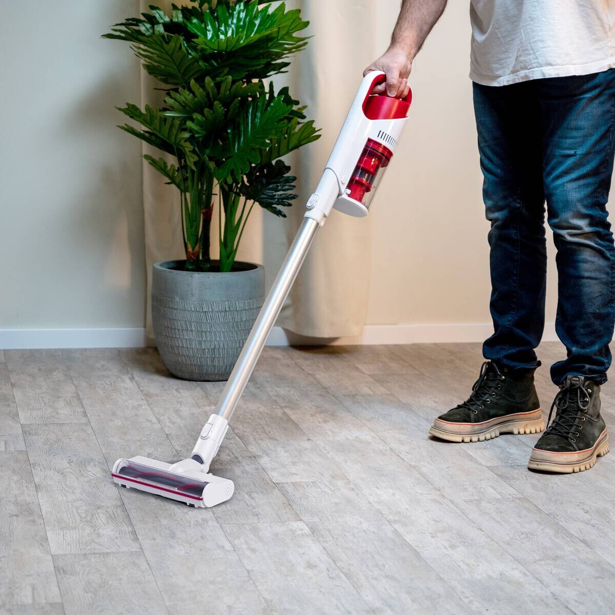 Dirt Devil Hand-/Stielstaubsauger DD9002 weiß rot