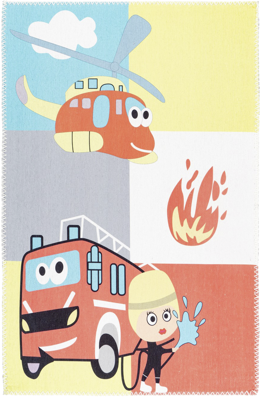 Arte Espina Flachflorteppich Playground 425 mehrfarbig B/H/L: ca. 120x0,5x180 cm