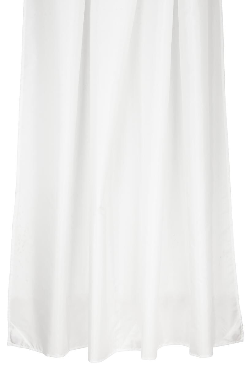 Acus Duschvorhang weiß Kunststoff B/L: ca. 180x200 cm