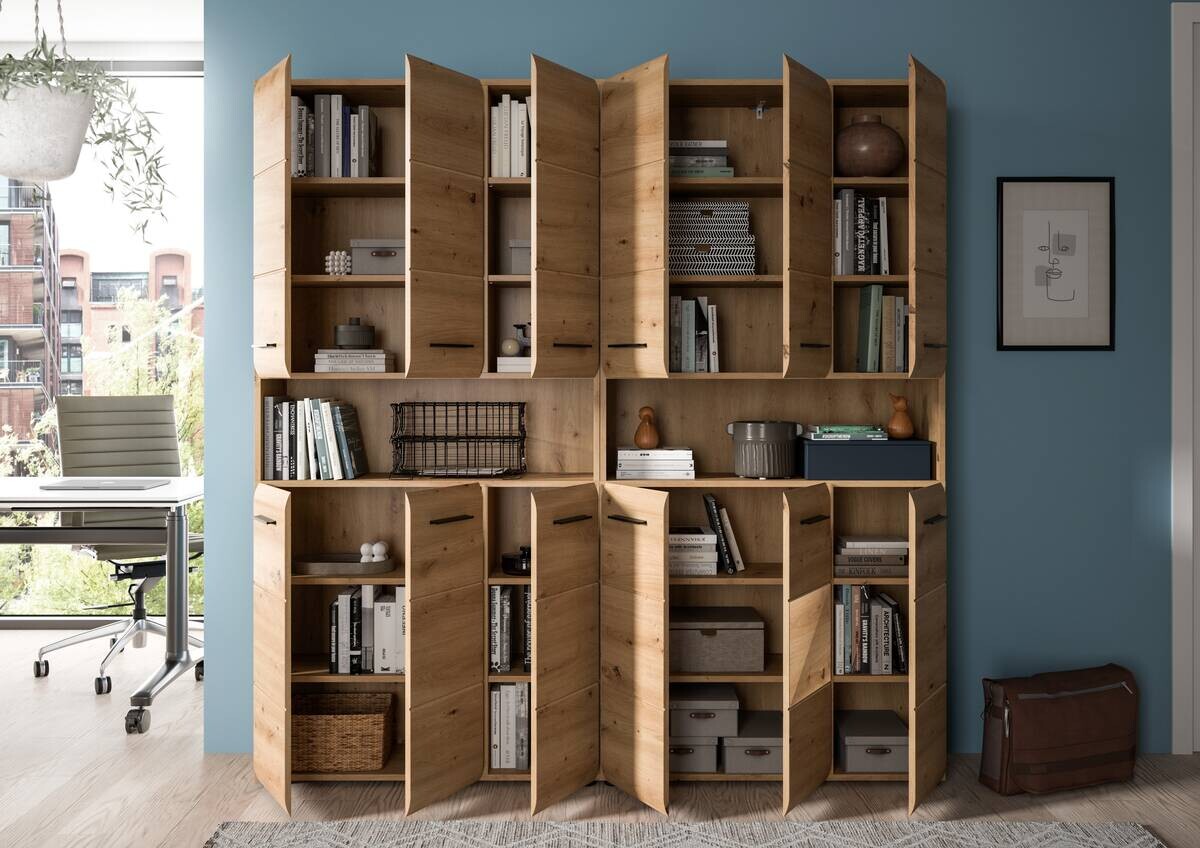 Badezimmer-Set Ice Artisan Oak Nachbildung B/H/T: ca. 180x185x30 cm