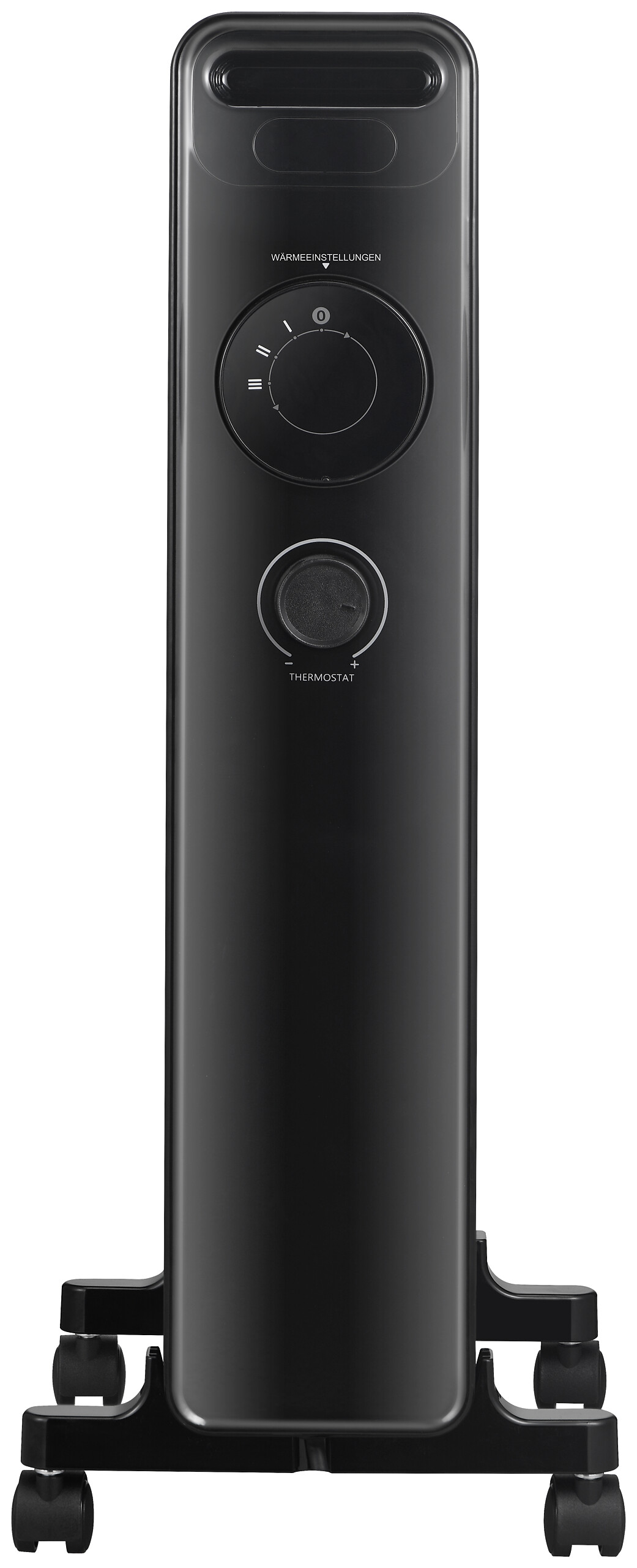 Ölradiator NY2009-22M schwarz Kunststoff Metall B/H/L: ca. 24x64x33 cm ca. 2000 W