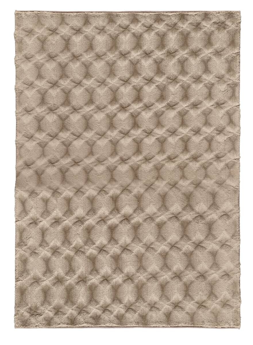 Fellimitat Diamond sand B/L: ca. 120x170 cm