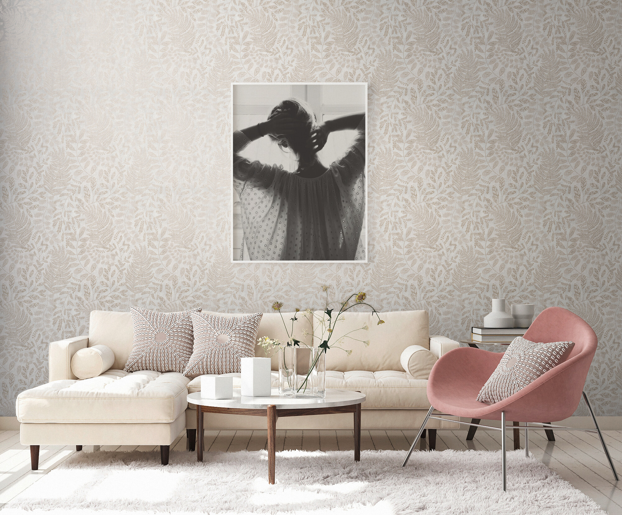 A.S.Creation Vliestapete creme gold beige B/H/D: ca. 53x1005x8,3 cm