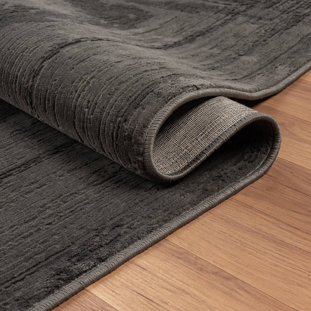 Webteppich Costa anthrazit B/L: ca. 120x170 cm