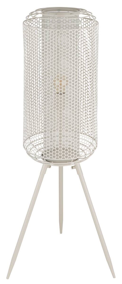 GLOBO Stehleuchte creme Metall H/D: ca. 110x30 cm E27 1 Brennstellen