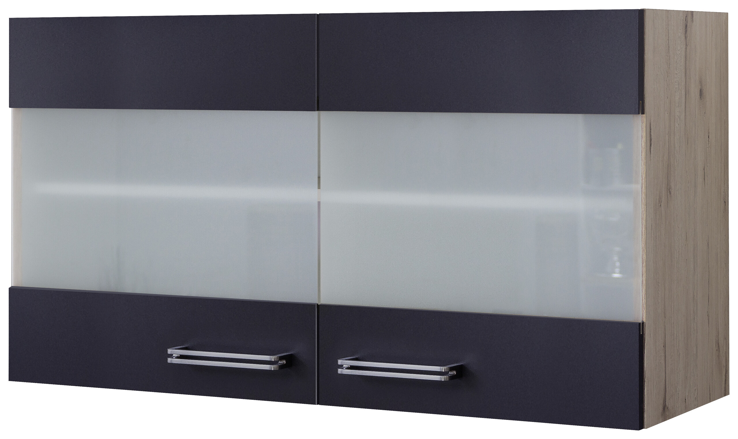 Hängeschrank Elva anthrazit strukturiert B/H/T: ca. 100x54,8x32 cm Hängeschrank Elva anthrazit strukturiert B/H/T: ca. 100x54,8x32 cm