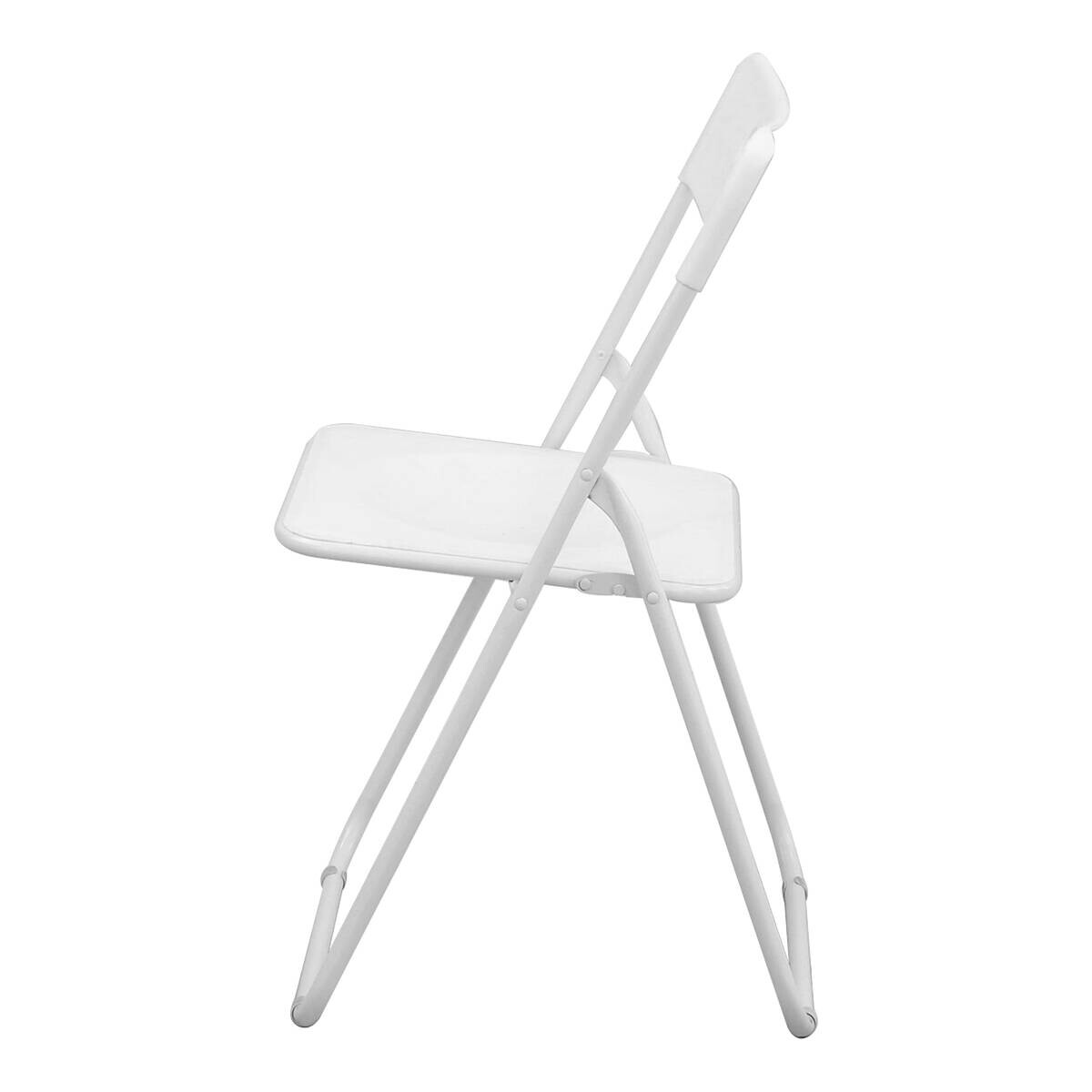 Klappstuhl Viva weiß Kunststoff B/H/T: ca. 48,5x80x46 cm