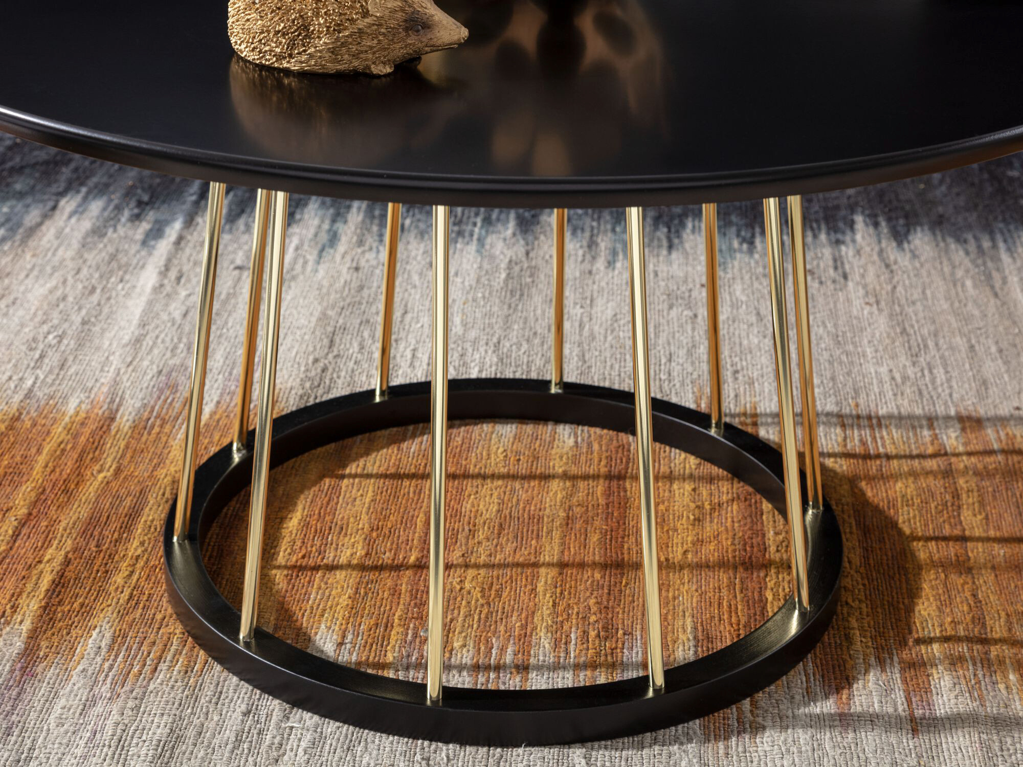 Wohnling Couchtisch schwarz B/H/T: ca. 80x42x80 cm