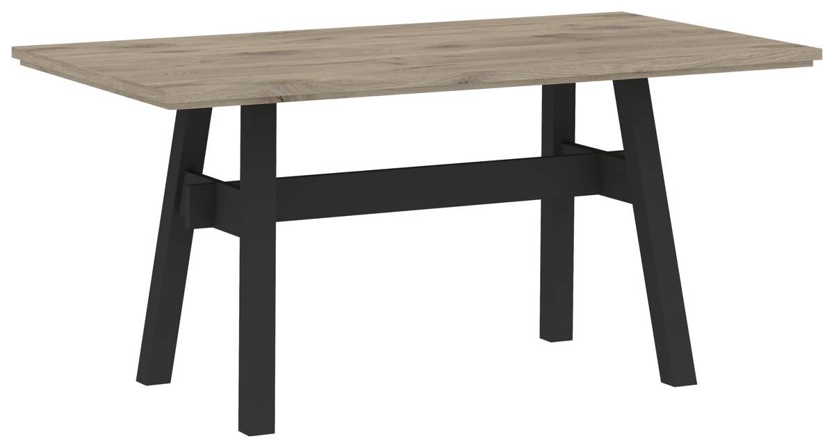 Esstisch Portofino natur schwarz B/T: ca. 160x90 cm