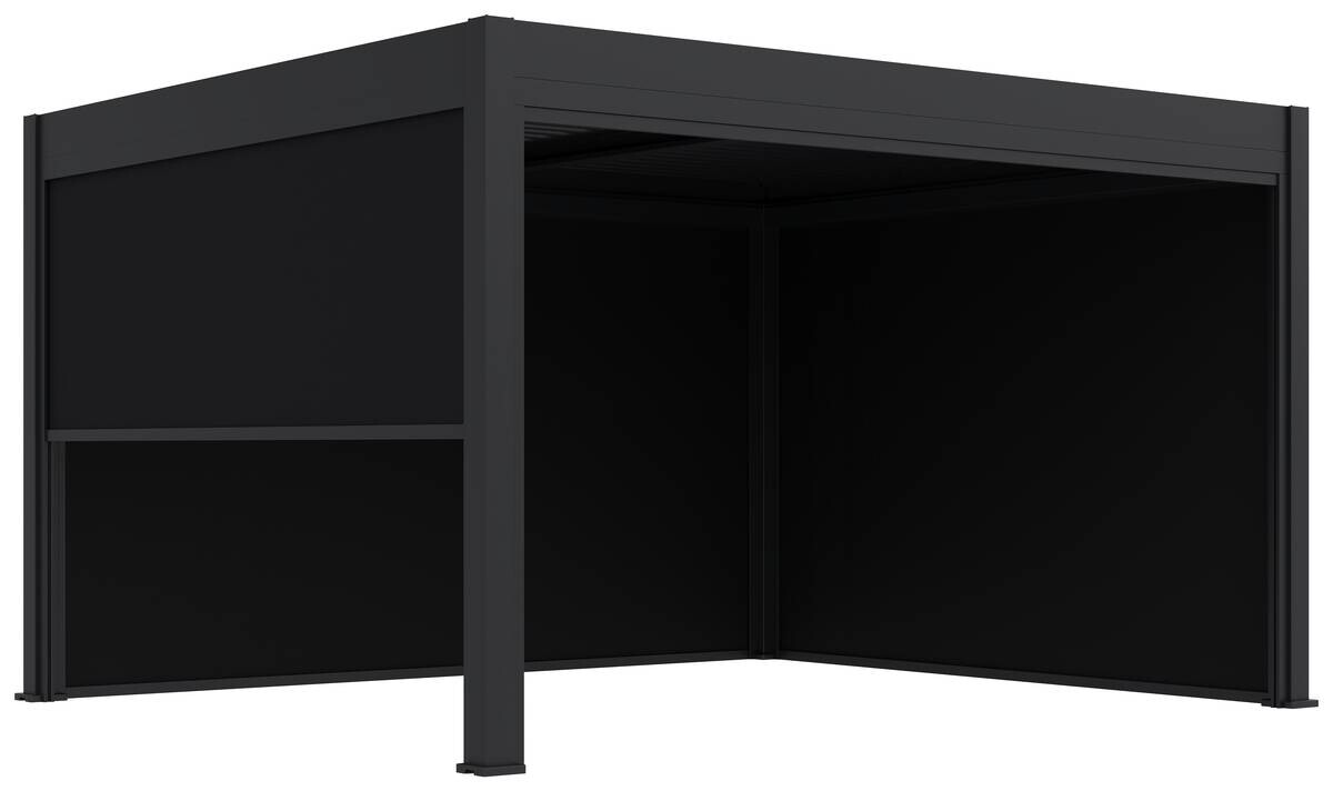 Paragon Outdoor Seitenteil für Pergola Grand Tuscan grau Kunststoff B/H: ca. 340x237 cm