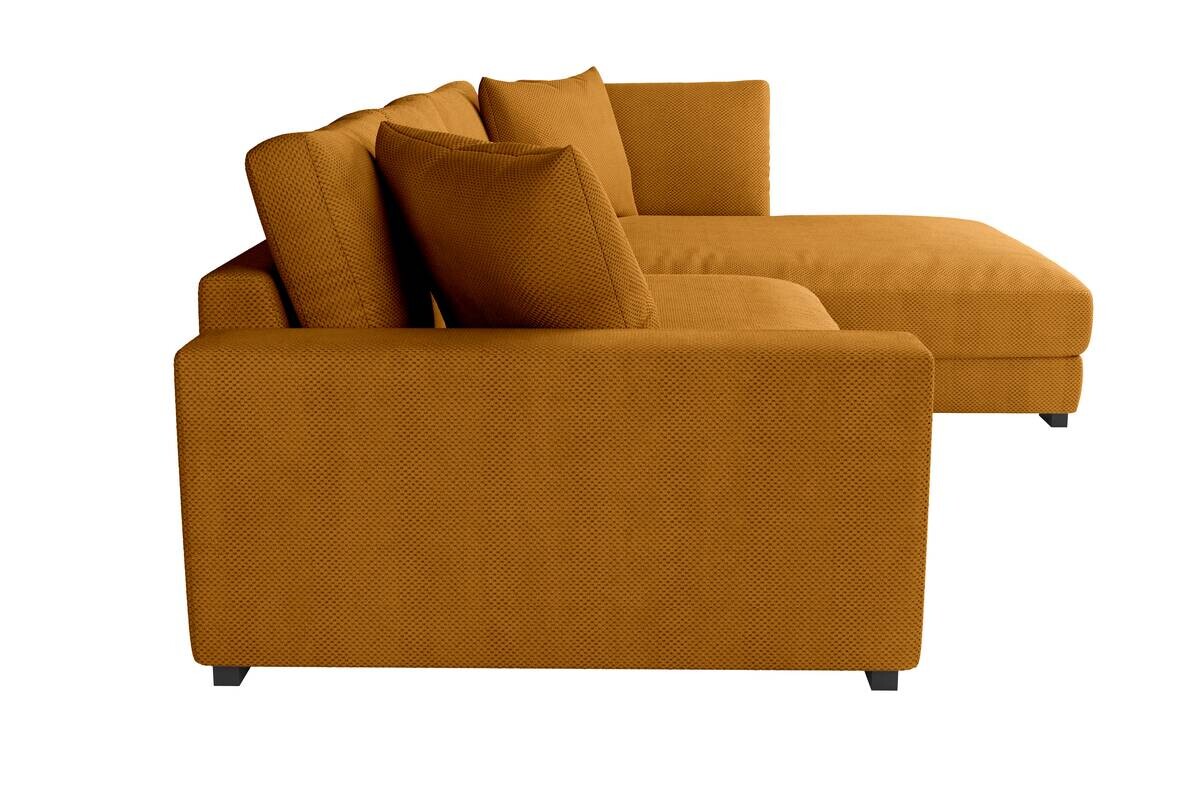 Ecksofa curry Microfaser B/H/T: ca. 300x83x190 cm
