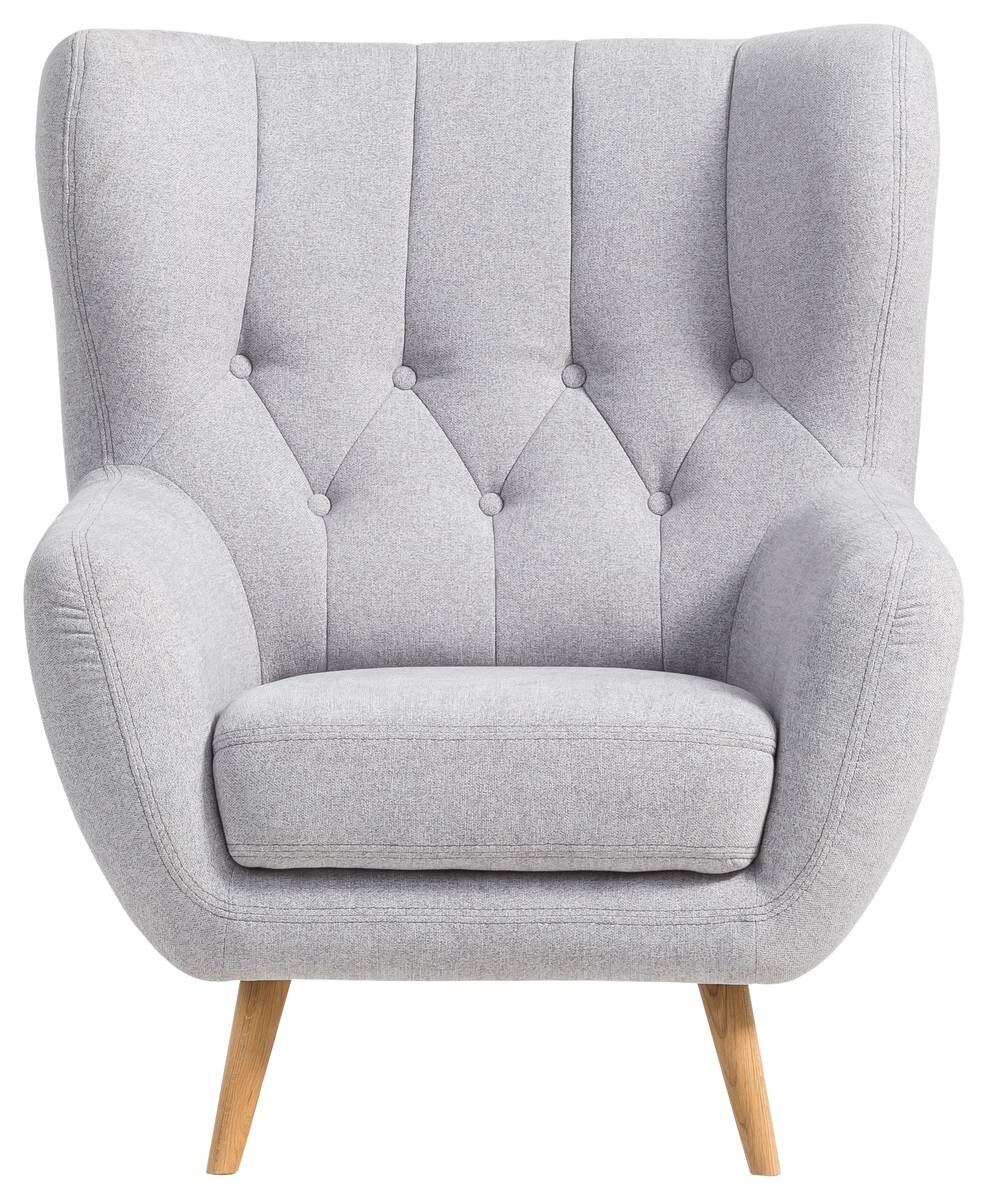 Sessel hellgrau B/H/T: ca. 87x101x95 cm