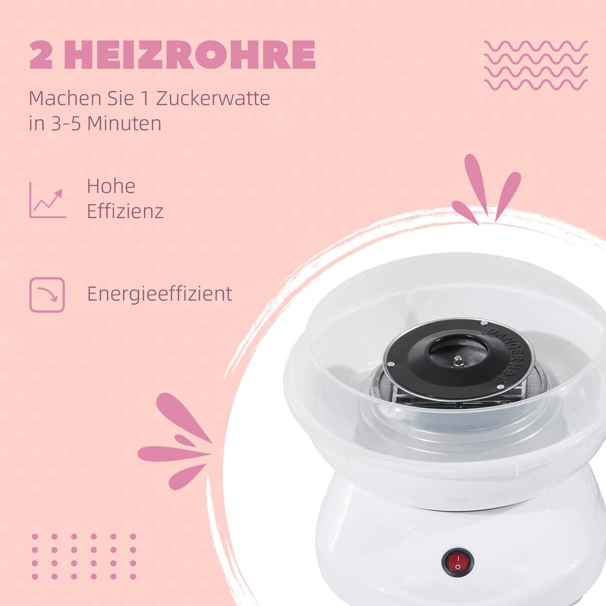 HOMCOM Küchengerät weiß Edelstahl Polypropylen B/H/L: ca. 26x27x18 cm