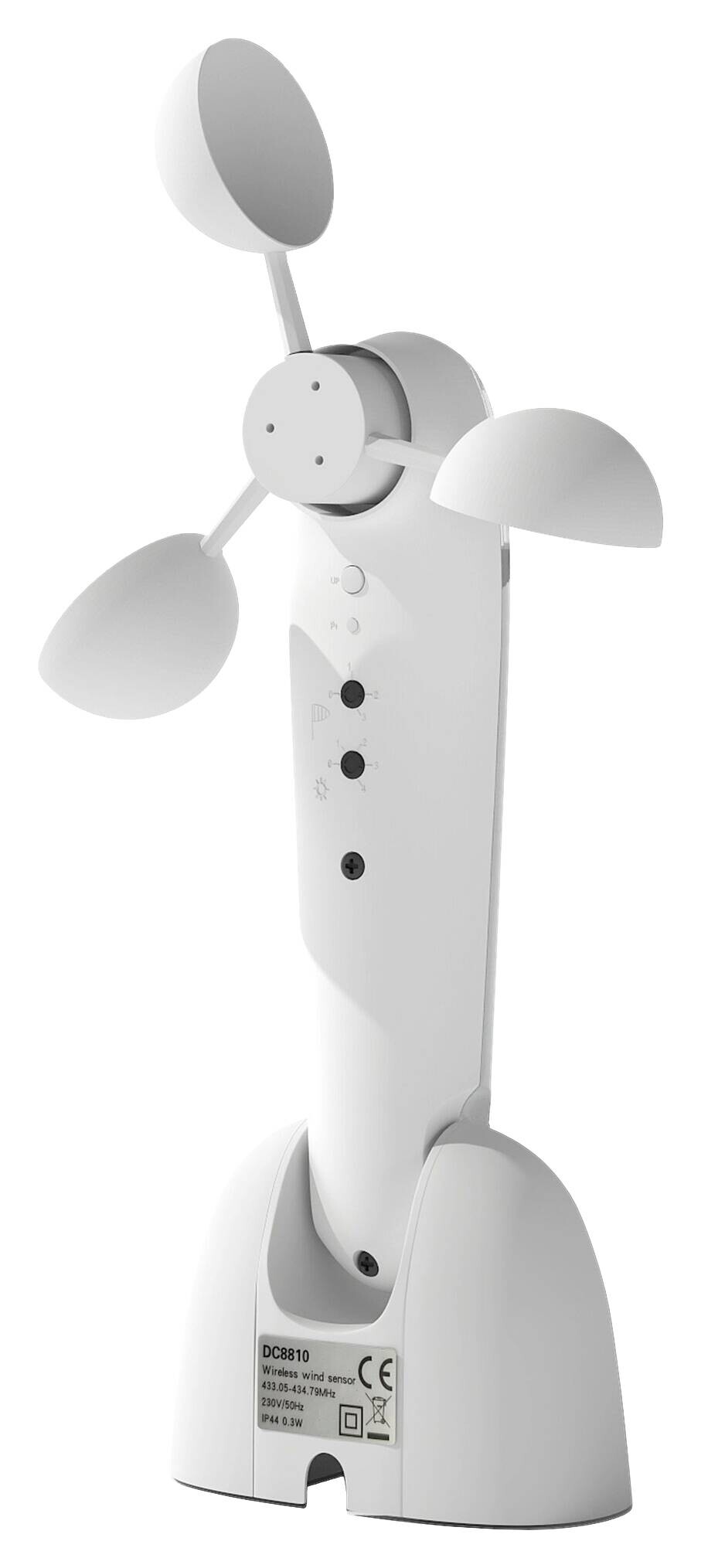 Outsunny Sonnensensor weiß Kunststoff B/H/L: ca. 11x9x22 cm