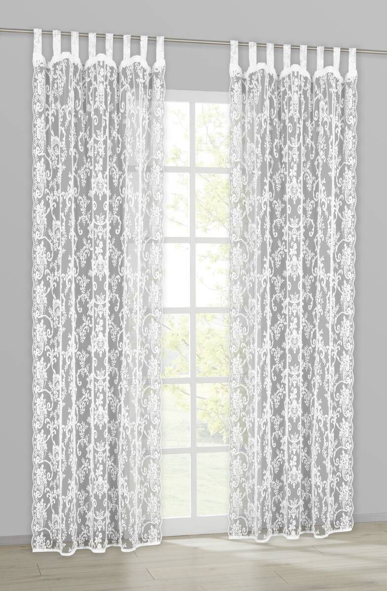 creative lifestyle Kombivorhang Angi weiß B/L: ca. 140x245 cm