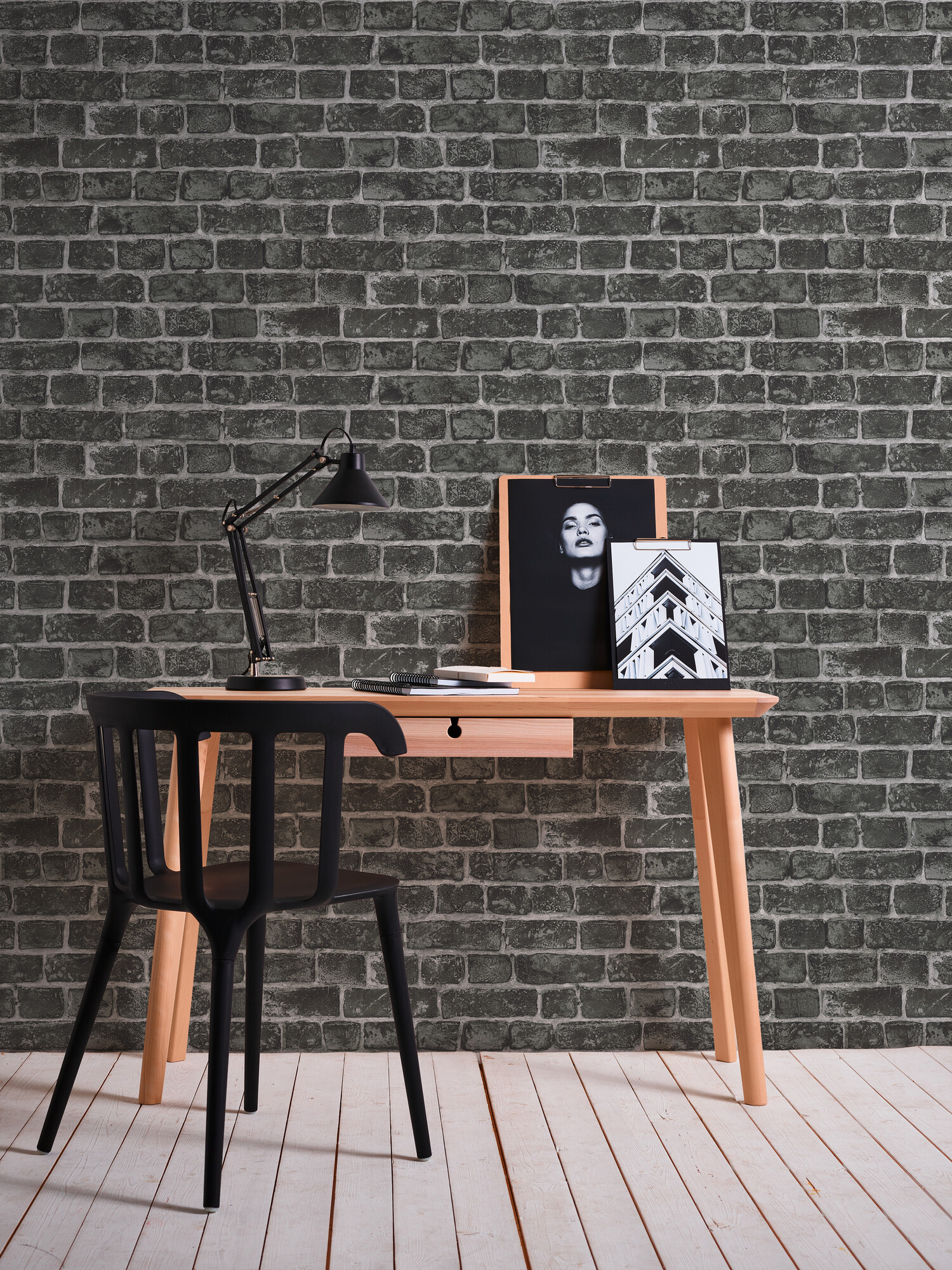 A.S.Creation Vliestapete grau schwarz B/H/D: ca. 53x1005x7 cm