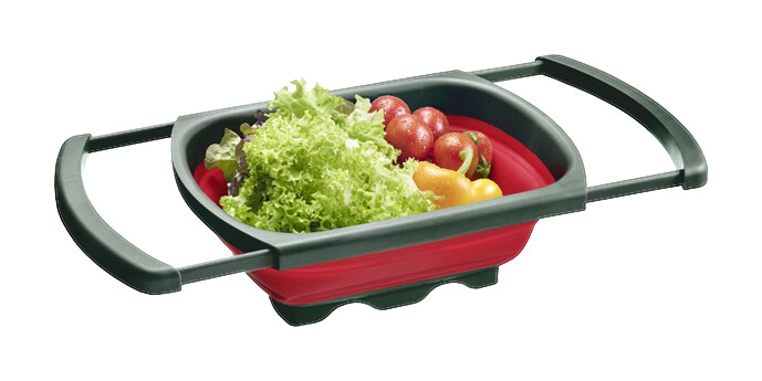 Westmark Küchensieb rot Kunststoff Westmark Küchensieb rot Kunststoff