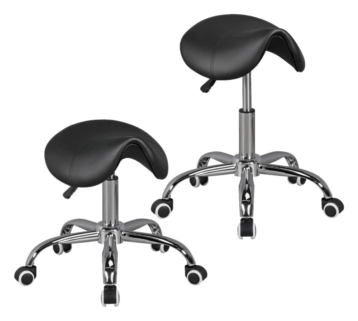 Hocker schwarz Kunstleder