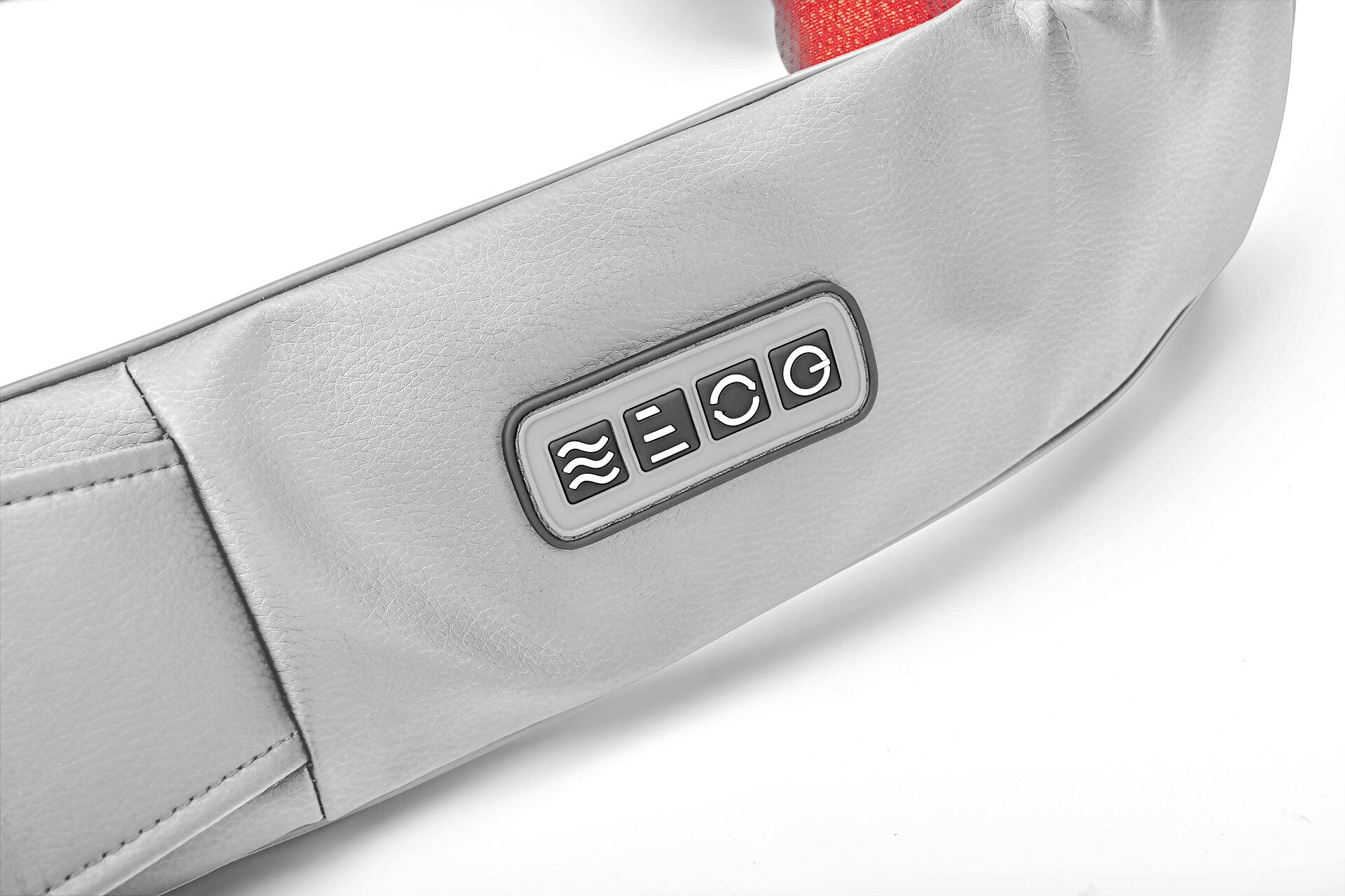 CLEANmaxx Shiatsu-Massagegerät grau lila