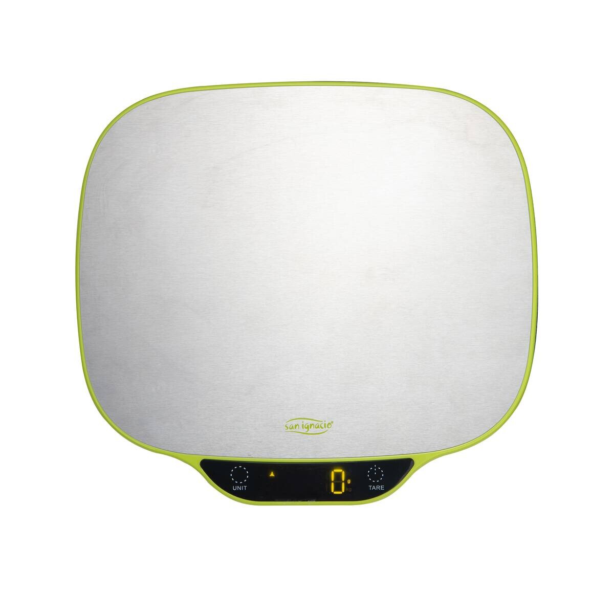 SAN IGNACIO Küchenwaage XTRA gelb Edelstahl B/H/L: ca. 27,2x19x25,1 cm