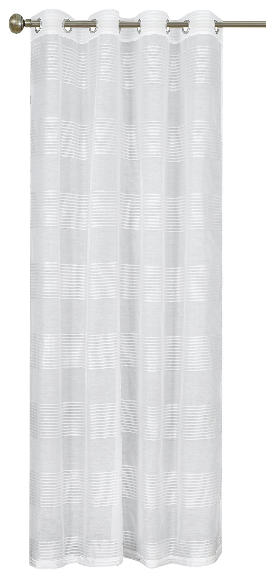 home Topline Ösenvorhang Mina weiß B/L: ca. 135x245 cm