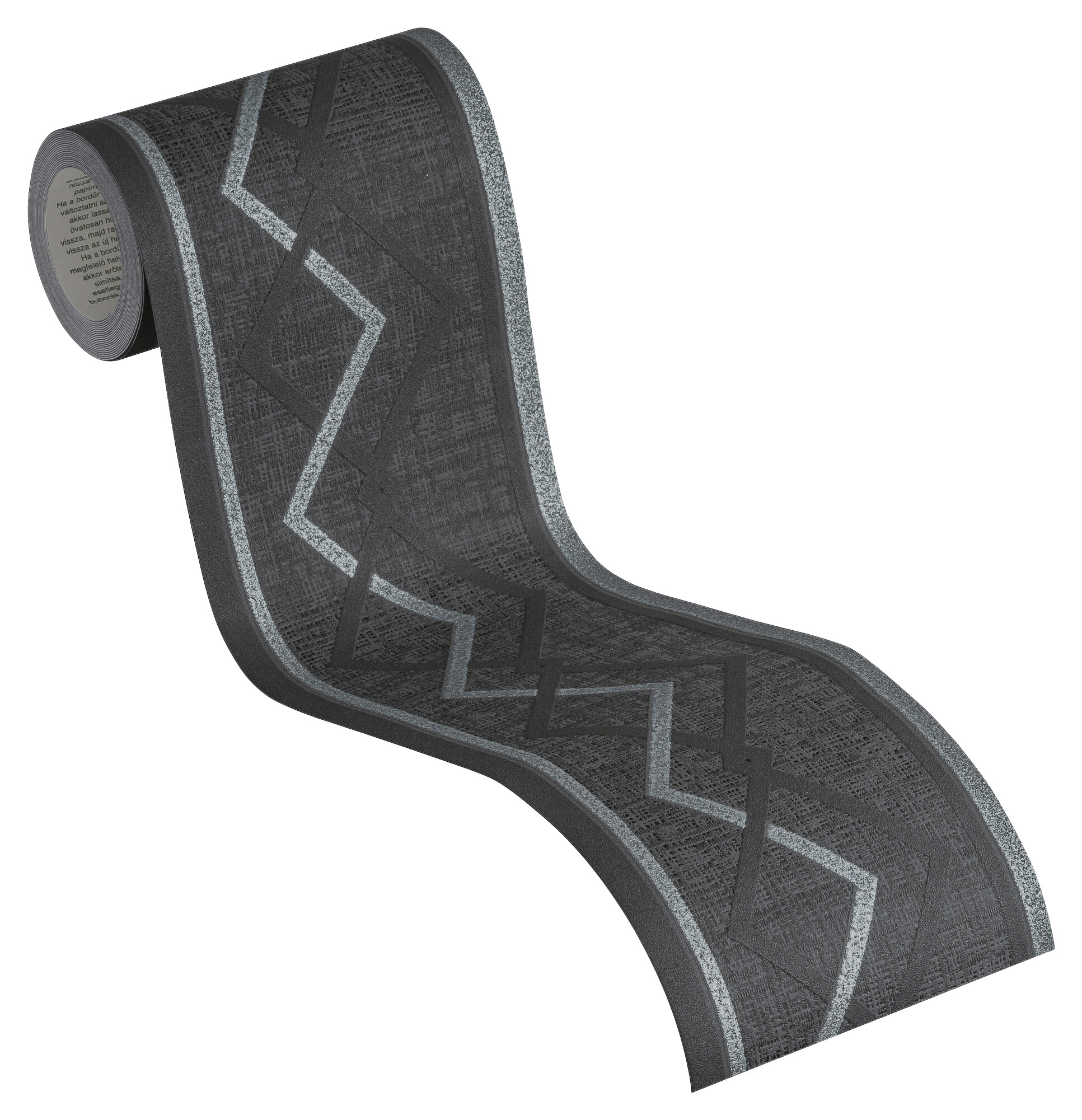 A.S.Creation Bordüre grau B/H/D: ca. 13x500x8 cm