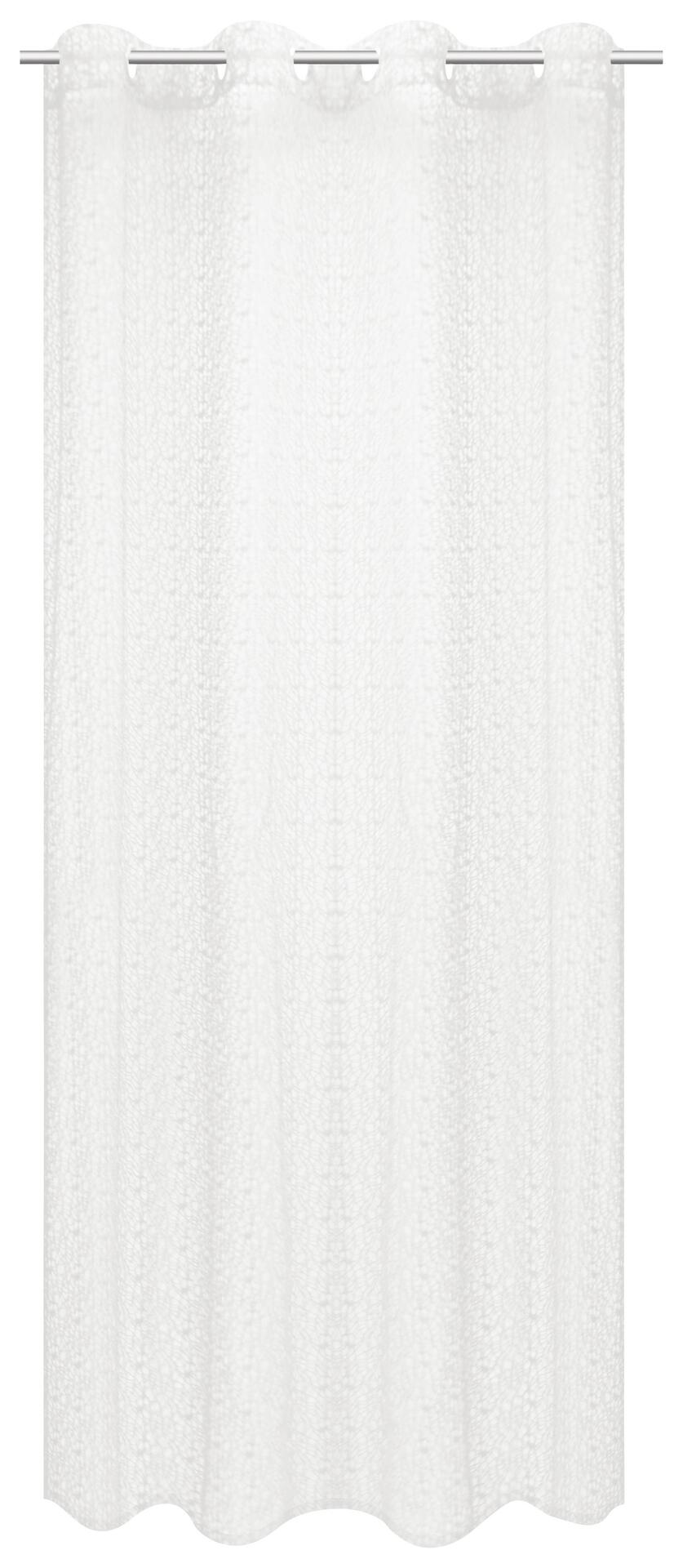 ACUS design collection Ösenvorhang Spider weiß B/L: ca. 140x245 cm
