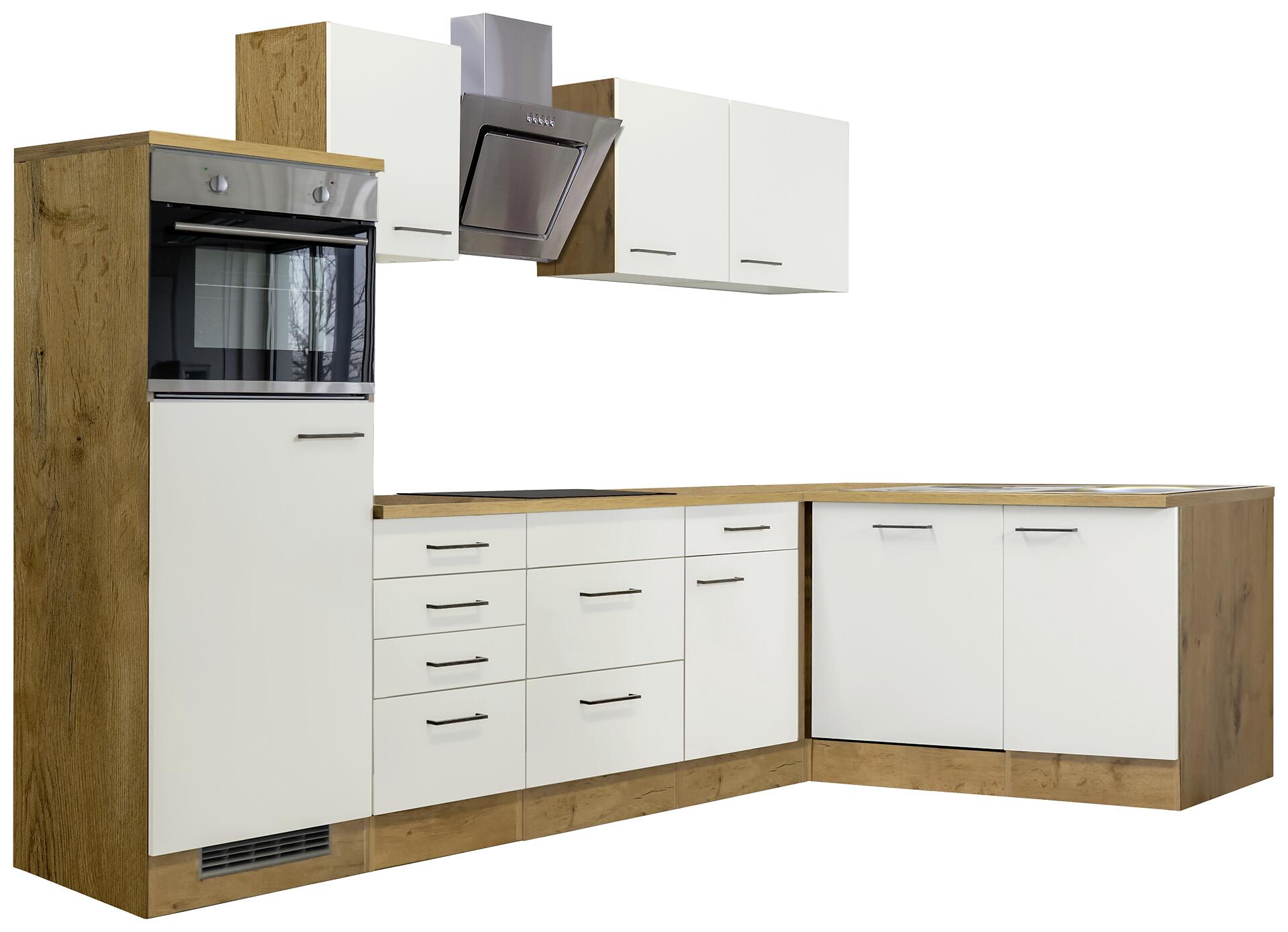 Winkelküche Avila Magnolie matt B/H/T: ca. 280x200x60 cm