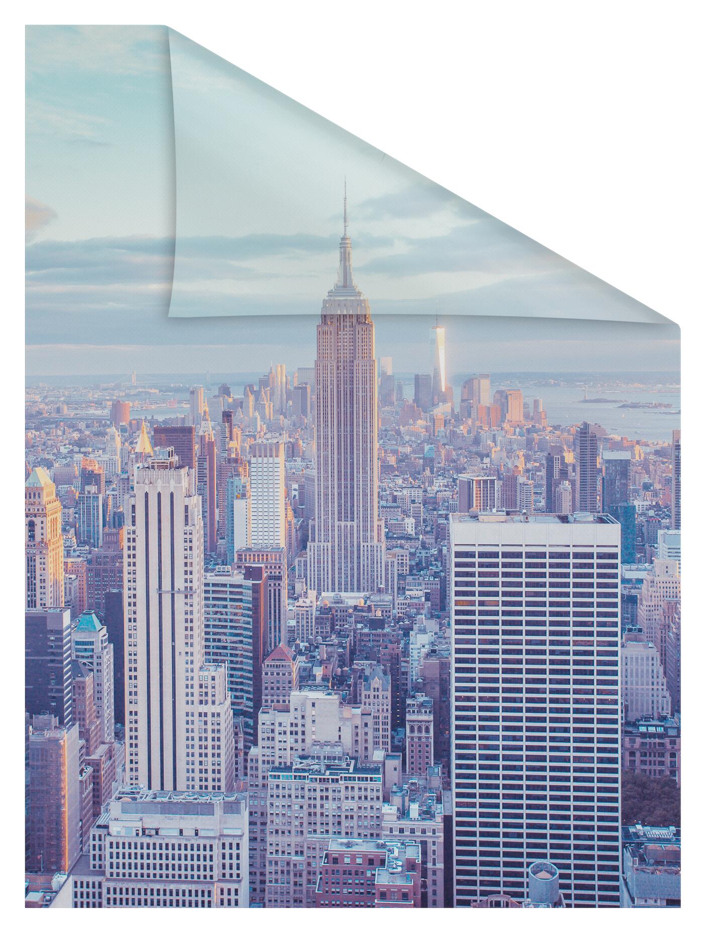 LICHTBLICK Fensterfolie New York New York New York bunt B/L: ca. 50x100 cm