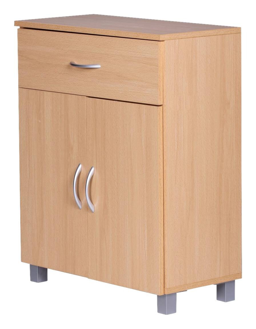 Sideboard buche Nachbildung silber B/H/T: ca. 60x75x30 cm